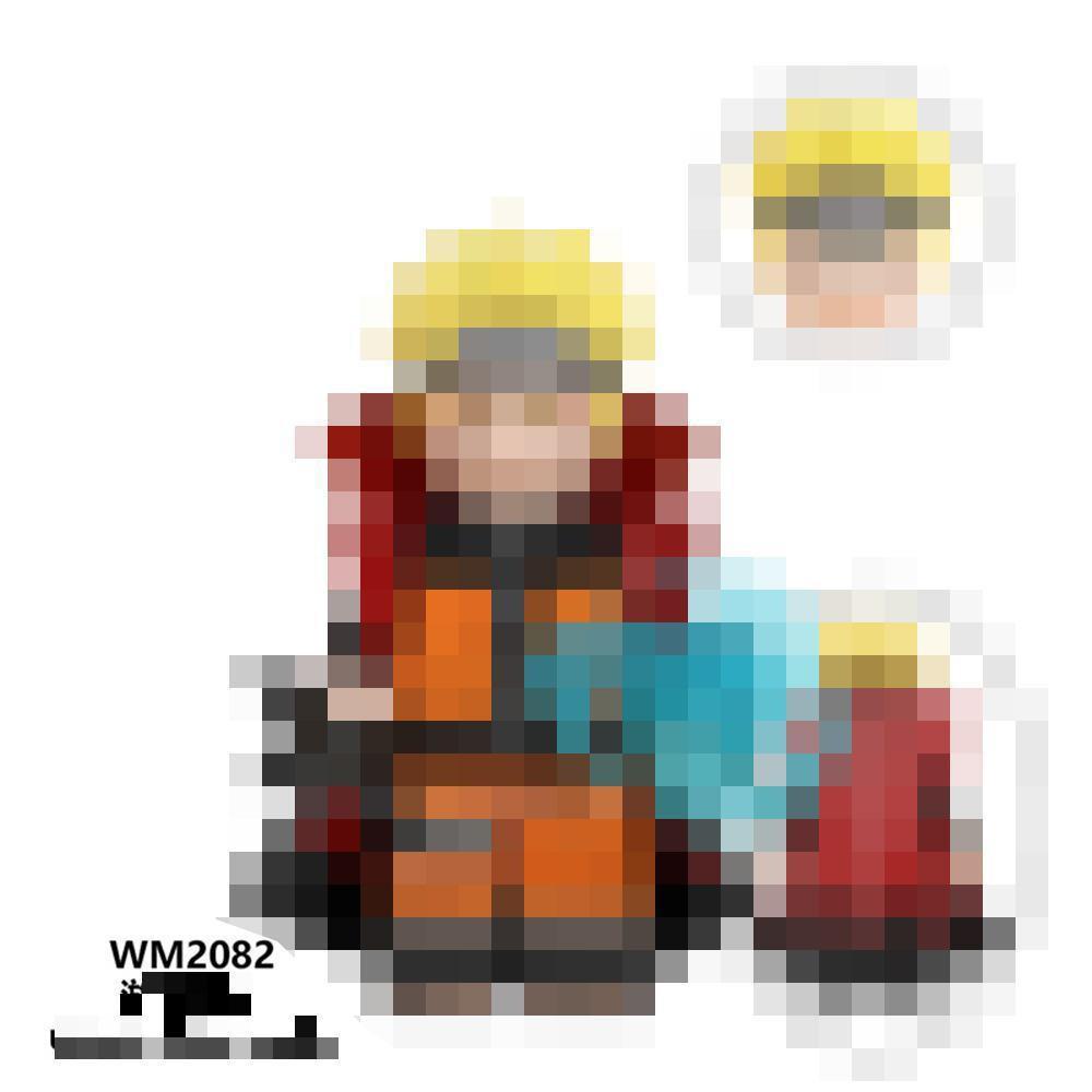 WM6105 Anime Ninja Series Boys' Educational Building Blocks Toy Set
