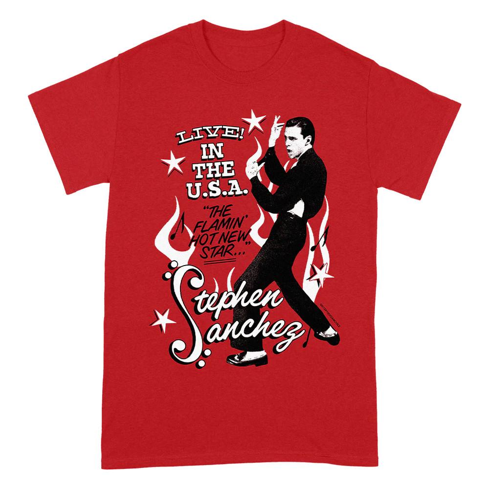 VTG Stephen Sanchez shirt live in the usa Concert tour Full Size S to 5XL 1F2278 Unisex T-Shirt XXL