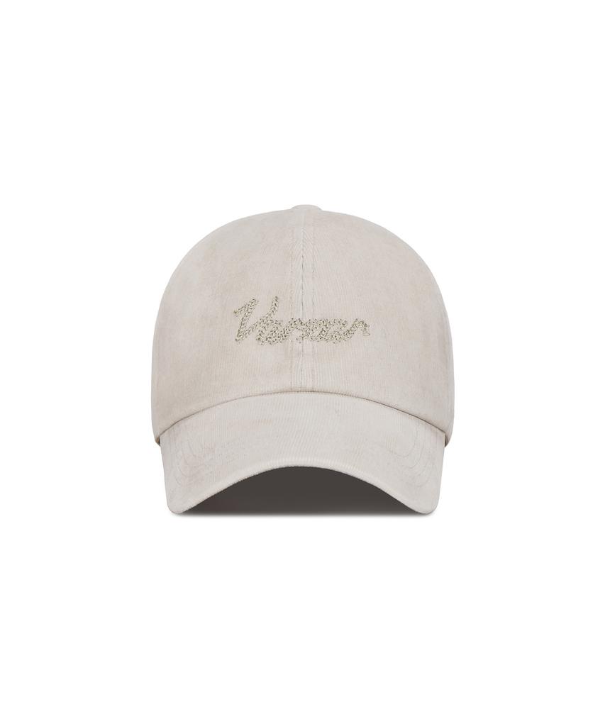 Bajal Chain Logo Corduroy Og Fit Ball Cap Cream