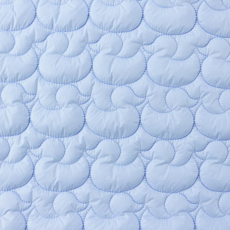 

100x142cm Cotton Quilted Fabric Cute Duck Embroidered Material For Winter Coat Dress Kids Outwear Bags Funny Design 100x142cm