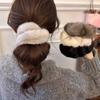 Yousheng Women Hair Rope Large Size Plush Hair Scrunchies Comfortable Fit No Pulling Warm Hair Band Hair Accessories