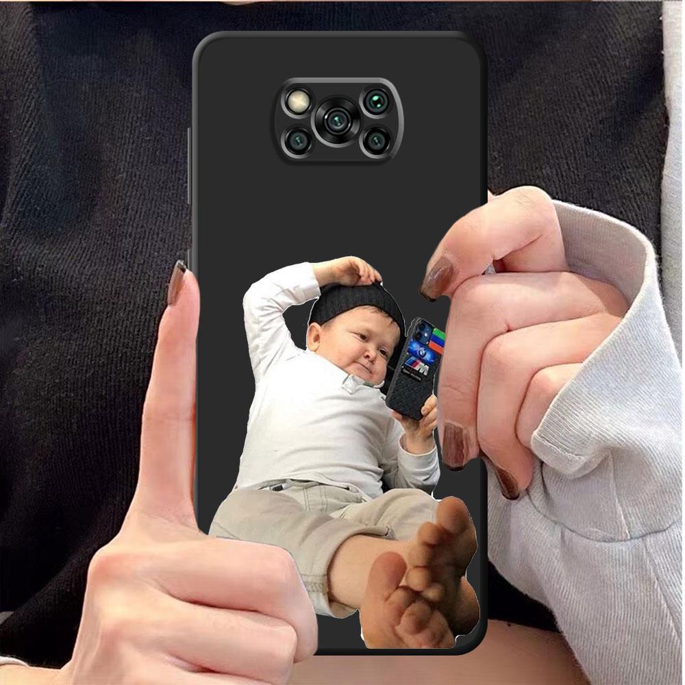 

Phone Case for Xiaomi Poco C40 M3 F4 F3 GT X4 F1 X3 NFC X3 Pro M4 5G X4 NFC M4 Pro Black Babaite Funny hasbulla Bag Armor Xiaomi Poco C40