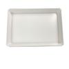 Homeglen White Rectangular Melamine Buffet Tray