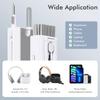 8 in 1 Cleaning Kit Computer Keyboard Cleaner Brush Earphones Cleaning Pen For Headset IPad Phone Cleaning Tools Keycap Puller