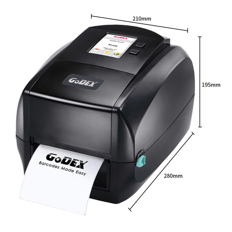 GODEX RT863i+ Thermal Transfer Label Printer CN plug (adapter included)