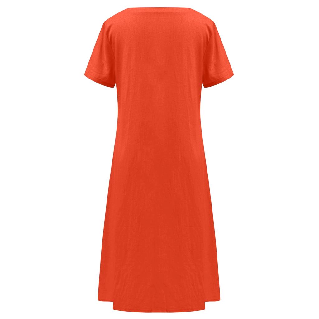 Women's Fashionable Casual -color Dress