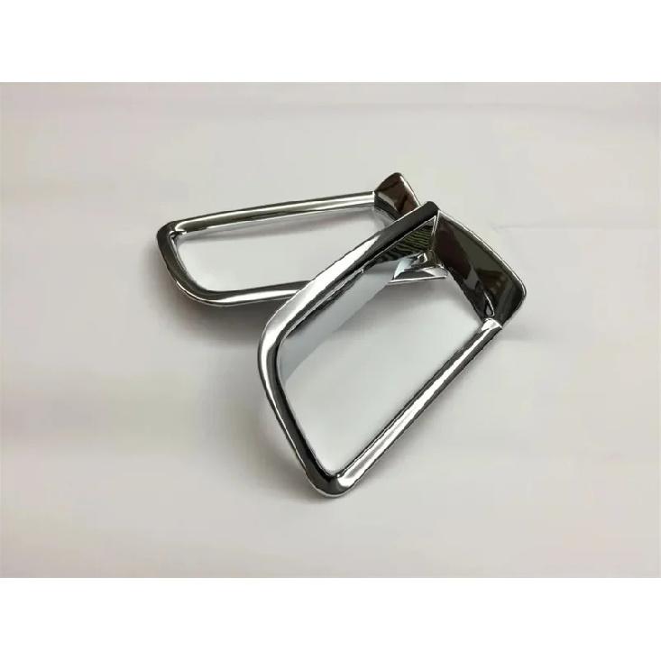 For Toyota Land Cruise Prado 2014 2015 2016 2017 ABS Chrome Rear Fog Light Lamp Trim Front Foglight Frame Cover Car Accessories