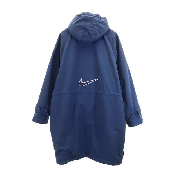 Nike 90s 00s White Tag Old Bench Coat M Blue Sports Men's Used