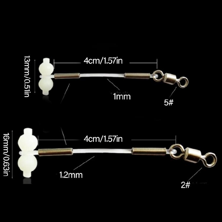 10pcs Portable Gourd Balance Bracket Gourd Swivels Connector Saltwater Fishing Accessories Glow Gourd Balance Bracket