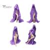 Soft Furnishing Accessory Purple Robe Girl Ornament, Gothic Halloween Style Sculpture, Durable Decor Figurine PLA Unique Collectible Figurine,