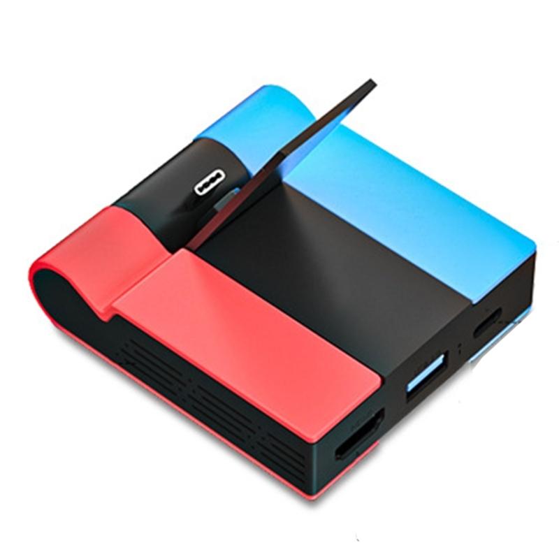 

Portable TV Docking Station Mini TV Dock with USB Port Multifunctional TV Docking Station Lightweight Dock for Switches