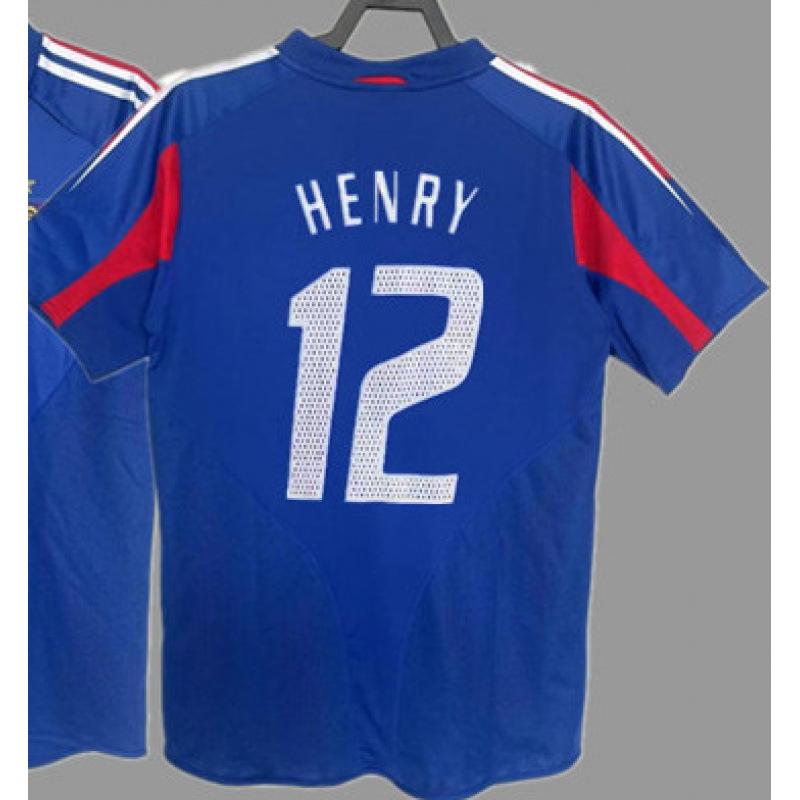 Vintage Jersey Classic Football Jersey National Team Jersey Zidane Henry Mbappe Cantona Ribery Jersey