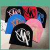 Wool Beanie Hat With Alphabet Embroidery For Streetwear Winter Fashion Men Women
