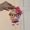 Sanrio Ins Style Girlish Heart Hello Kitty Plush Toy Cute Bag Pendant Bedroom Sofa Decoration Keychain Ornament Gift