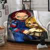 1pc Chucky1 Blanket, Gift, for Men and Women, Soft Blanket, Good for Sofa Bed Couch Travel, Lightweight Flannel Blanket