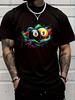 100% Cotton Billiards Pool Player 8 Ball 9 Ball Paint Art Billiard Balls T-Shirt Women's Men's