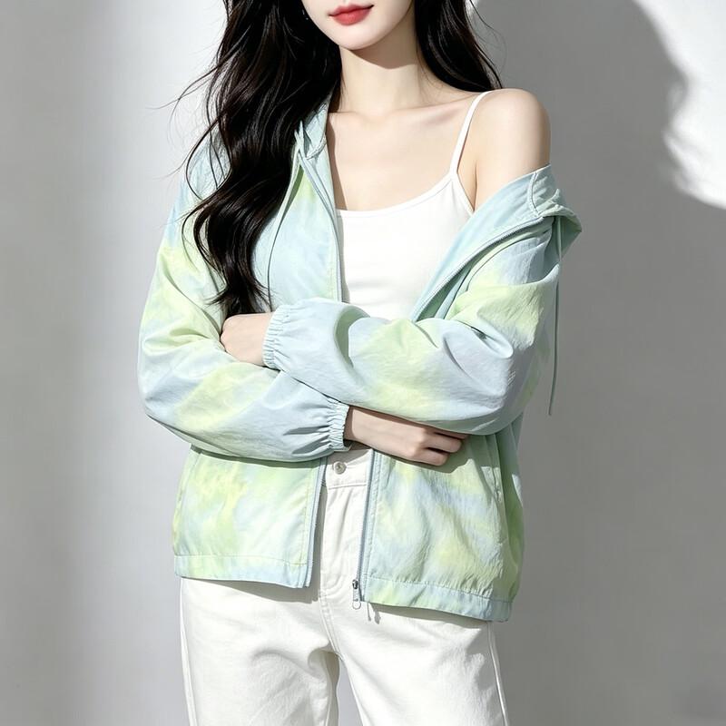 Women's Lightweight Mulberry Silk Hooded Sun Protection Cardigan