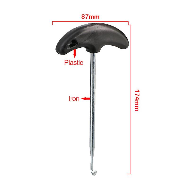 1 Stück Autos Motorräder DIY Zubehör Motorrad Auspuffrohr Federhaken T-Form Abzieher Montage Werkzeug