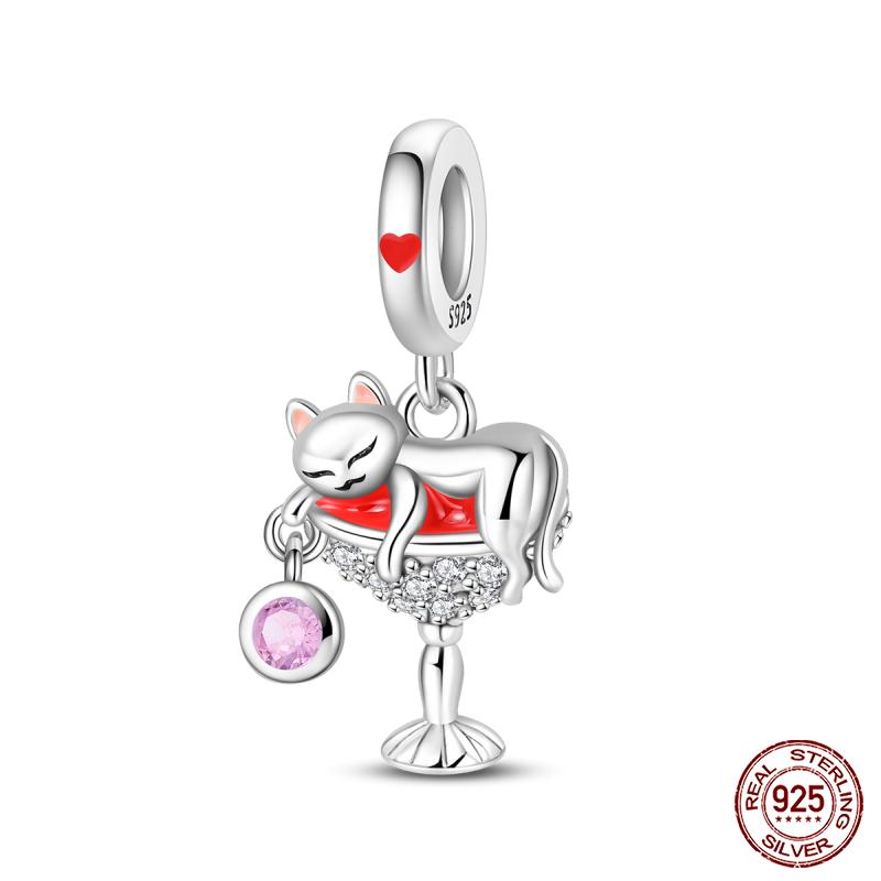 Copper Fashion Holiday Beach Watermelon Green Pear Charms Beads For 3Mm Bracelet Diy Fine Jewelry Gift Making