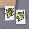 2Pcs Ride Or Die Bike Frame Stickers Bicycle Top Tube Waterproof Vinyl Decals For Mtb Bicycle Decorative Motorcycle Accessories