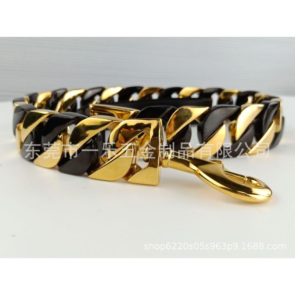 32 Gusseisen Edelstahl Haustier Zugkette Hundehalsband Intercolor Halsring Hundekette Große Hundekette Kurzhaarige Hunde