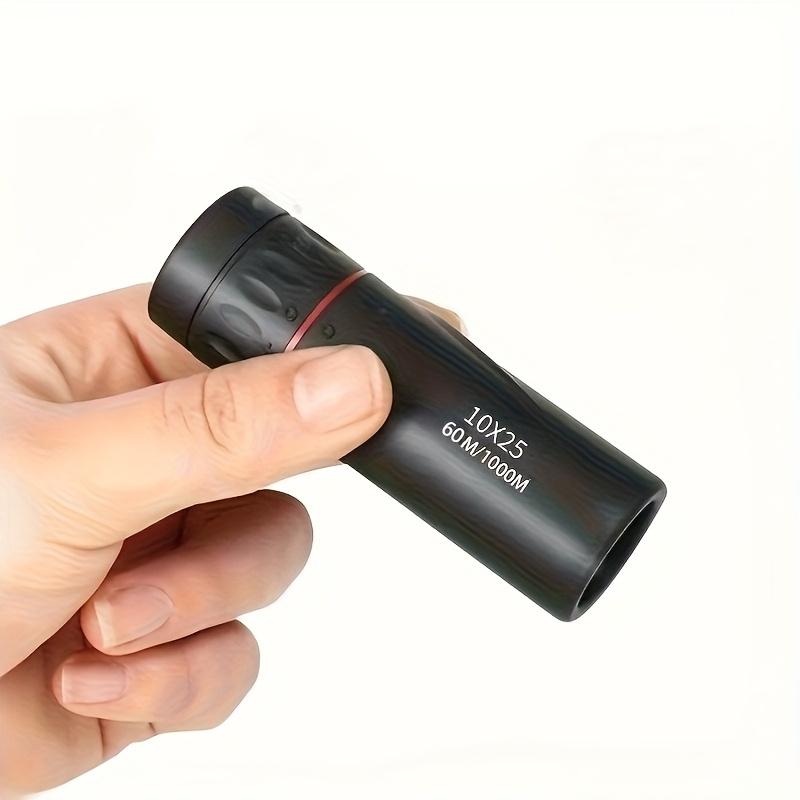 New 10x25 HD Monocular Telescope Mini Portable Mobile Phone Telescope With Holder For Outdoor Camping And Hunting Birdwatching