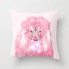 Pink Pattern Pillowcase Office Living Room Home Pillowcase Car Ornaments