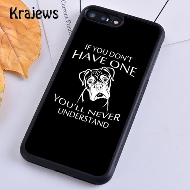 Krajews Süße Boxer Hund Weiche Telefon Fall Abdeckung Für iPhone 14 5s 6s 7 8 plus X XR XS 11 12 13 pro max Samsung Galaxy S21 S22 ultra