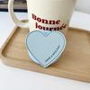 Leather Heart-Shaped Magsafe-Compatible Magnetic Phone Holder - Retractable, Foldable, Strong Adsorption