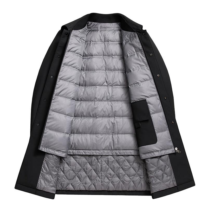 Three-Way White Duck Down Long Puffer Jacket