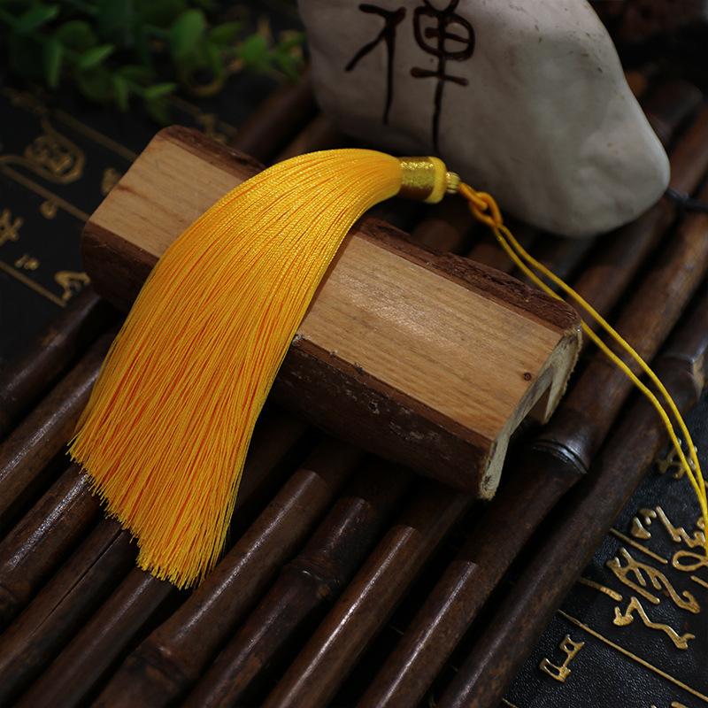 Tassel 13Cm Double Pull Circle Around Gold Thread Tassel, Polyester Tassel Ears, Fan Pendant Pendant Tassel Accessories, Tassel