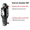 EXA Formato A5 165MM 125mm 150mm 190mm RR1 Re Cámara de Aire Amortiguador Trasero Para Bicicletas de Montaña Amortiguador MTB Ajustable