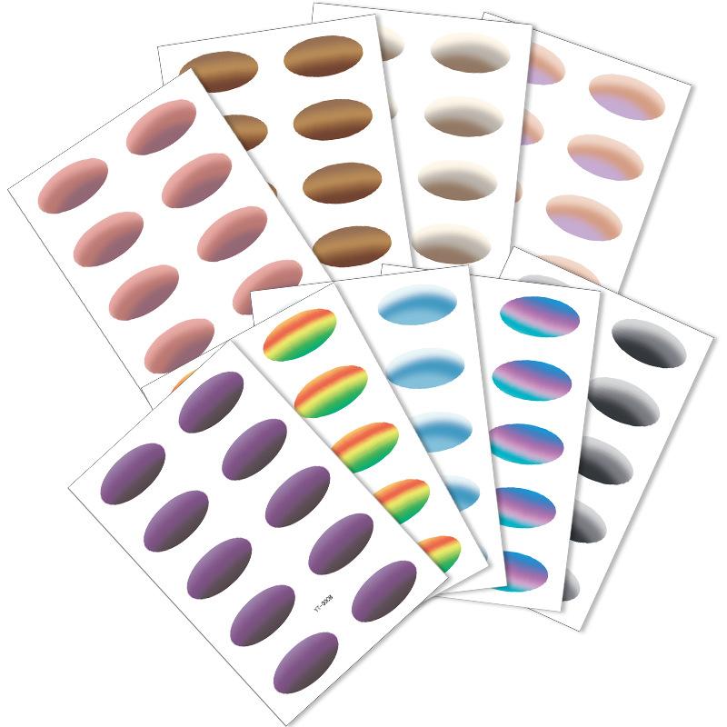 Øyenskyggeklistremerke Midlertidig tatoveringsklistremerke Øyesminke Svettesikker Vanntett Sminke Ansiktsklistremerke Fest Fest Øyelokksklistremerke Tatovering