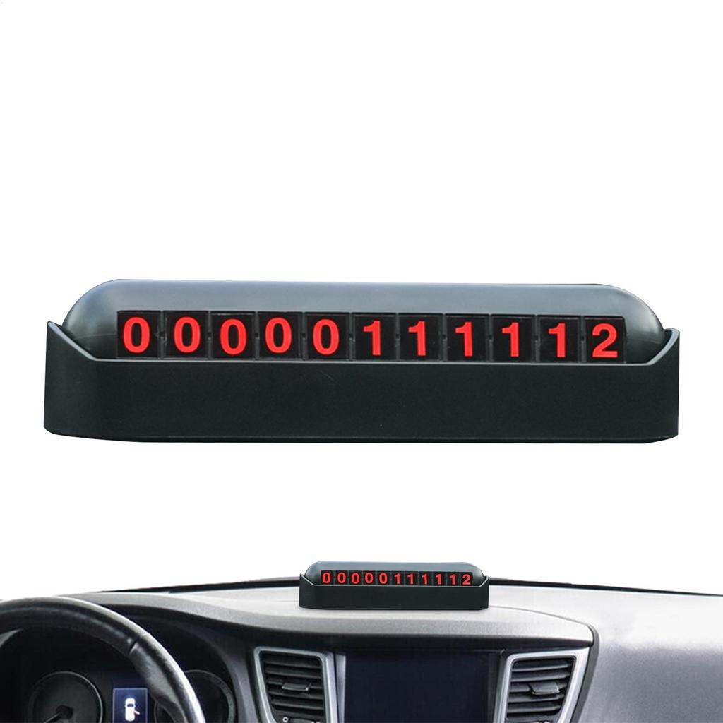 Parking Phone Number Plate Stylish Car Parking Number Plate Car Parking Card Practical Telephone Number Plate Temporary Parking