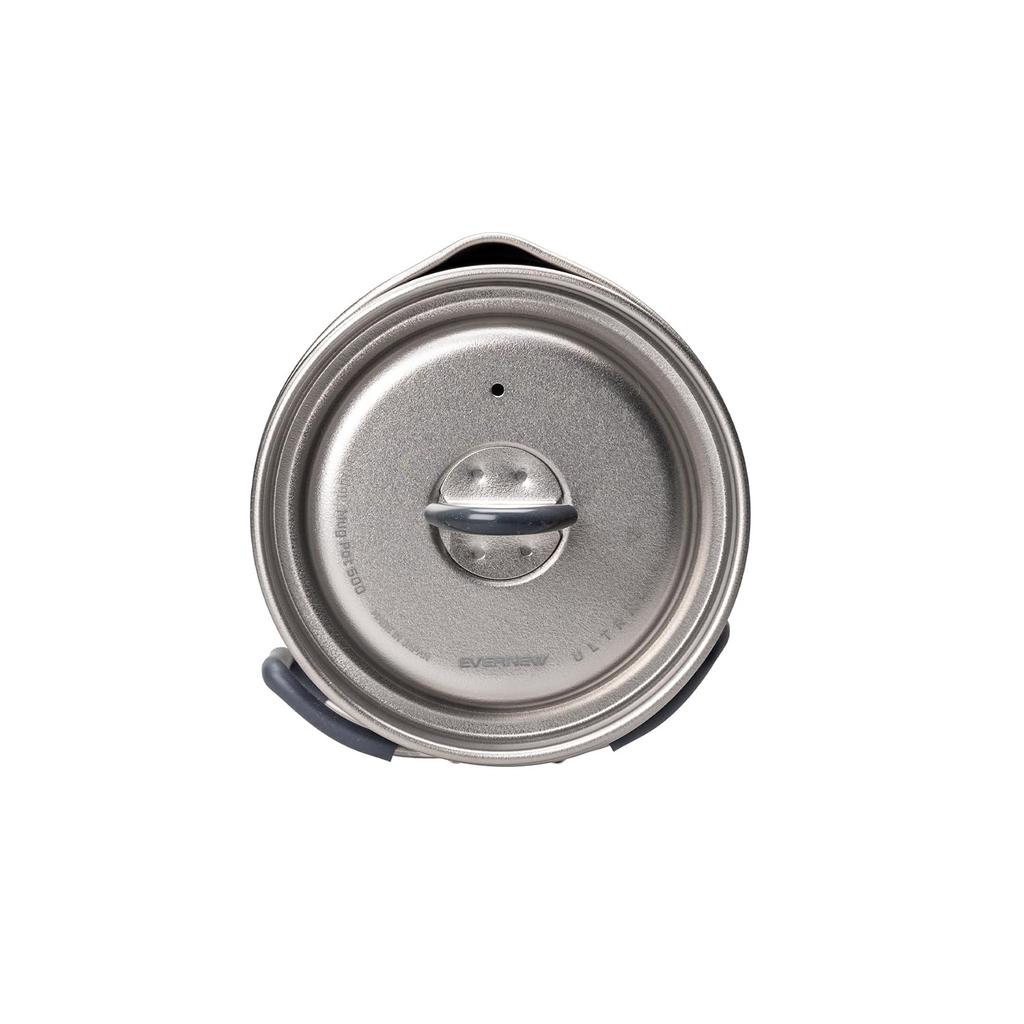 EVERNEW Titanium Cooker with Storage Bag MP500 Flat ECA620
