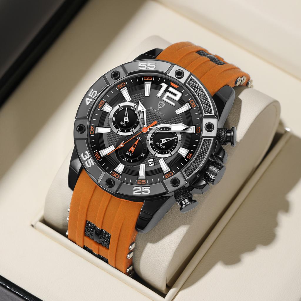 Gohuos 9805  Silicone Strap Waterproof Men's Quartz Wristwatch in Stock Luminous Factory Price Business Watch for Men