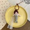 Bag Pendant Curled Mermaid Pendant Stuffed Plush Dolls Plush Bag Charms  Car Key Pendant