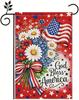 Patriotic Oral Garden Ag God Bless America Outdoor Garden Ag American Ag Ower Bouquet Double Sided Durable Polyest