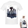 100% Baumwolle Krieg der Welten Marsianischer Dreibeiner T-Shirt Unisex Mode Oversized T-Shirt Unisex Rundhals Sommer Shirts Tops S6XL