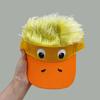 Wig Baseball Cap Funny Novelty Hat For Parties Festivals And Cosplay Event Adjustable Breathable Design