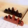 Brush Holder Elegant Practical Desktop Organizer Suitable for Artists and Calligraphers Acacia Wood Five Finger Mountain Pen Hol