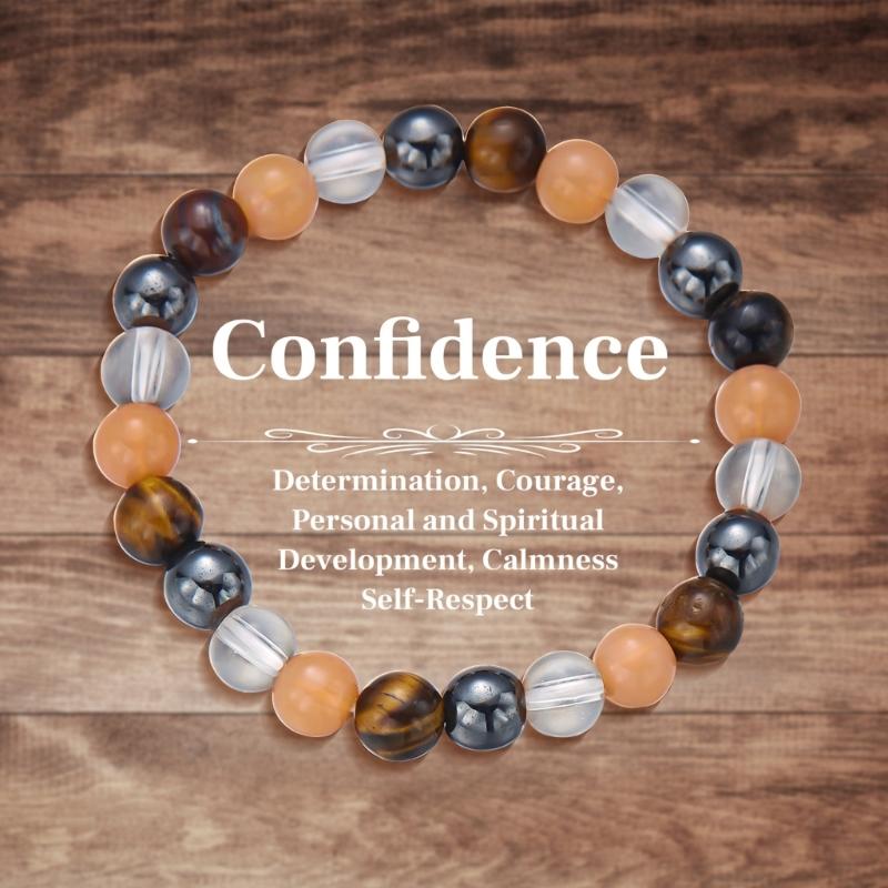 Handmade Geometric Bracelet with Natural Stone Beads Simple Yet Stylish for Casual Outfits and Travel Adventures