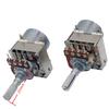 1pc 16 Type Amp Audio Master Volume Remote Control Motor Potentiometer Dual 8pins Instrument Parts Accessories