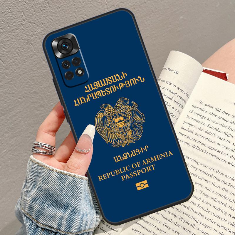 Armenia Armenian Flag Case For Xiaomi Redmi Note 10 Pro 8 9 10 11 12 Turbo 9S 10S 11S 12S Redmi 10C 9C 12C Funda