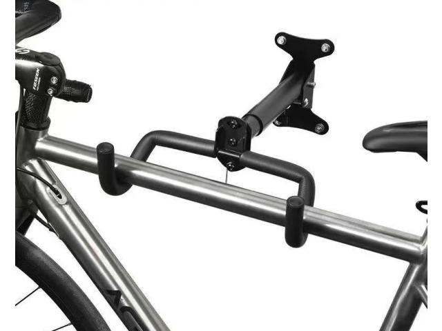 Bike Hanger Bike Holder For Wall Hooks Adjustable Foldable + Hook