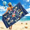 Ghostbusters Beach Towel Quick Dry Soft MicrofiberSand Resistant Oversized Cabana Bath Sheet for Swimming Pool Travel Gift