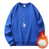 BFCCQB Men's Fashion Long Sleeve Casual Solid Color Print Autumn Winter Hoodie