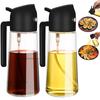 Bouteille Pulvérisateur d'Huile Pulvérisateur Huilier de Cuisine Distributeur d'Huile en Spray Olive Ustensiles de Cuisine Shaker à Sel Vaporisateur Huilier pour Camping BBQ