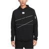 Nike Logo Print Pattern Drawstring Hooded Long-Sleeve Sweatshirt Men Tops Black DQ6621-010