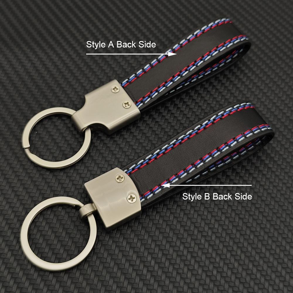 Luxury Leather Car Keychain for BMW M Sport E39 E46 E90 E60 E30 E36 E87 E53 F15 F16 F20 F30 X3 X5 X6 Z3 Z4 M2 M3 M4 M5 Keyring ulbn07